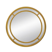 Load image into Gallery viewer, Beaded Round/Circle Gold Mirror 90 cm - SML