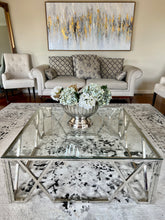 Load image into Gallery viewer, Vivien Square Clear Glass Coffee Table