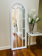 Load image into Gallery viewer, Hamptons Windows Arch White 60x170 cm Mirror