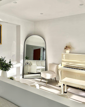 Load image into Gallery viewer, Black Arch Metal Mirror Full Length 100x200 cm