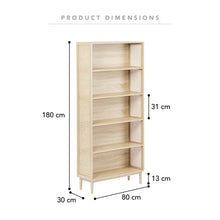 Load image into Gallery viewer, Sally Tall Rattan Bookshelf