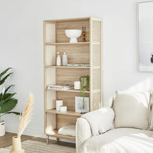 Load image into Gallery viewer, Sally Tall Rattan Bookshelf