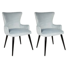 Load image into Gallery viewer, Dorsett Dining Chair Set of 2 - Cloud Blue Velvet