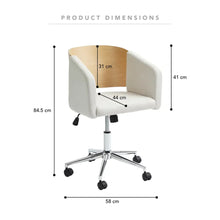Load image into Gallery viewer, Jessica Office Chair White
