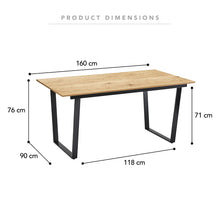 Load image into Gallery viewer, Joanna Natural Dining Table
