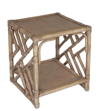 Load image into Gallery viewer, Kathy Natural Rattan 2 Tier Side Table
