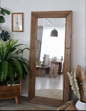Load image into Gallery viewer, Rustic Timber Full Length Wood Mirror