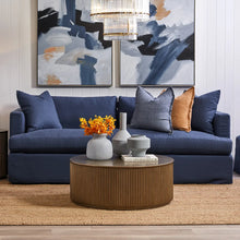 Load image into Gallery viewer, Manhattan Gold Ribbed Round Coffee Table