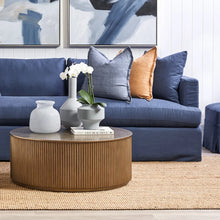 Load image into Gallery viewer, Manhattan Gold Ribbed Round Coffee Table