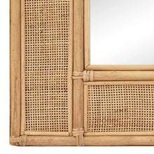 Load image into Gallery viewer, Natural Rattan 180cm Arch Full Length Mirror