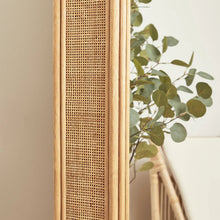 Load image into Gallery viewer, Natural Rattan 180cm Arch Full Length Mirror