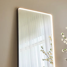 Load image into Gallery viewer, Luna 180cm Rectangle Front Illuminated Mirror Black