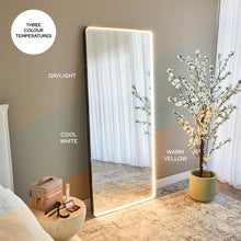 Load image into Gallery viewer, Luna 180cm Rectangle Front Illuminated Mirror Black