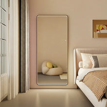 Load image into Gallery viewer, Luna 180cm Rectangle Front Illuminated Mirror Black