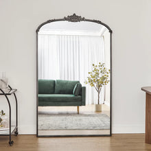 Load image into Gallery viewer, Abbey XL 180cm French Baroque Full Length Arch Mirror Black