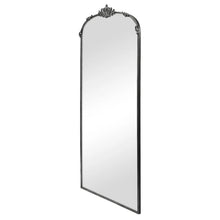 Load image into Gallery viewer, Abbey XL 180cm French Baroque Full Length Arch Mirror Black