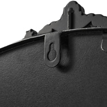 Load image into Gallery viewer, Abbey 80cm French Baroque Round Mirror Black - SML