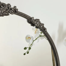 Load image into Gallery viewer, Abbey 80cm French Baroque Round Mirror Black - SML