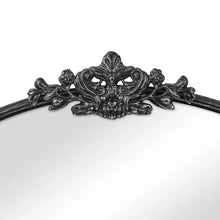 Load image into Gallery viewer, Abbey 80cm French Baroque Round Mirror Black - SML