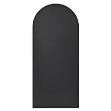 Load image into Gallery viewer, Sophia 180cm Windows Metal Arch Full Length Mirror Black
