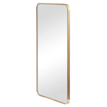 Load image into Gallery viewer, Gia 100cm Rounded Rectangle Mirror Gold