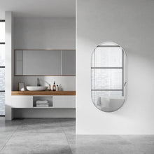 Load image into Gallery viewer, Zoe 120cm Oval Mirror White