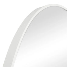 Load image into Gallery viewer, White Hamptons Arch Metal Mirror Full Length 100x200 cm