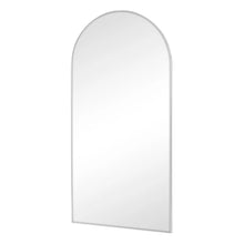 Load image into Gallery viewer, White Hamptons Arch Metal Mirror Full Length 100x200 cm
