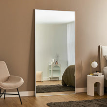 Load image into Gallery viewer, Hampton White Rectangle Full Length Mirror White 100x200 cm