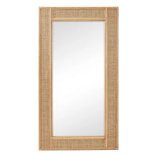 Load image into Gallery viewer, Cove Rattan 180cm Rectangle Mirror
