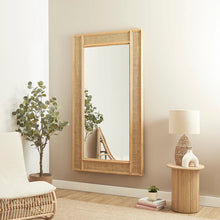 Load image into Gallery viewer, Cove Rattan 180cm Rectangle Mirror