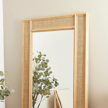 Load image into Gallery viewer, Cove Rattan 180cm Rectangle Mirror