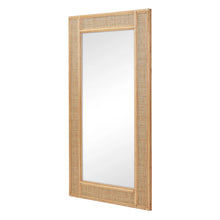 Load image into Gallery viewer, Cove Rattan 180cm Rectangle Mirror