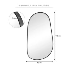 Load image into Gallery viewer, Sage 110cm Organic Mirror Black