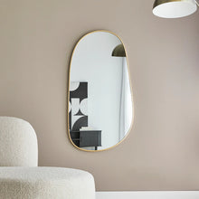 Load image into Gallery viewer, Sage 110cm Organic Mirror Gold