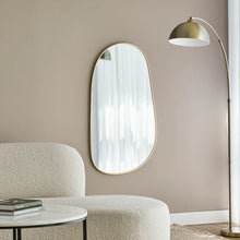 Load image into Gallery viewer, Sage 110cm Organic Mirror Gold