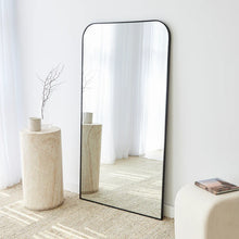 Load image into Gallery viewer, Ivy 165cm Rounded Mirror Black