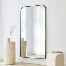 Load image into Gallery viewer, Ivy 165cm Rounded Mirror Black