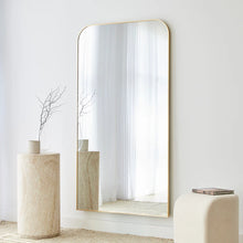 Load image into Gallery viewer, Ivy 165cm Rounded Mirror Gold
