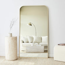 Load image into Gallery viewer, Ivy 165cm Rounded Mirror Gold