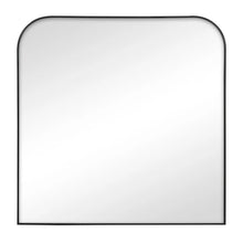 Load image into Gallery viewer, Ivy 90cm Rounded Mirror Black