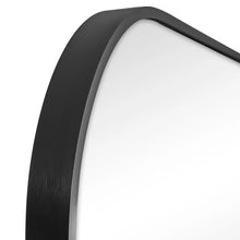 Load image into Gallery viewer, Ivy 90cm Rounded Mirror Black