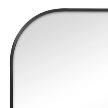Load image into Gallery viewer, Ivy 90cm Rounded Mirror Black