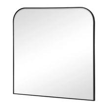 Load image into Gallery viewer, Ivy 90cm Rounded Mirror Black