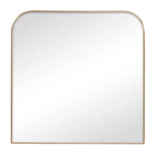 Load image into Gallery viewer, Ivy 90cm Rounded Mirror Gold