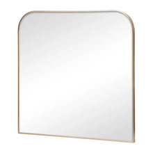 Load image into Gallery viewer, Ivy 90cm Rounded Mirror Gold