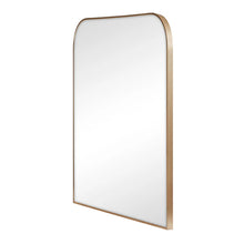 Load image into Gallery viewer, Ivy 90cm Rounded Mirror Gold
