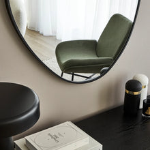 Load image into Gallery viewer, Kai 90cm Pebble Mirror Black