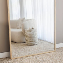 Load image into Gallery viewer, Oakleigh 200cm Arch Solid Oak Full Length Mirror Natural