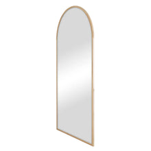 Load image into Gallery viewer, Oakleigh 200cm Arch Solid Oak Full Length Mirror Natural